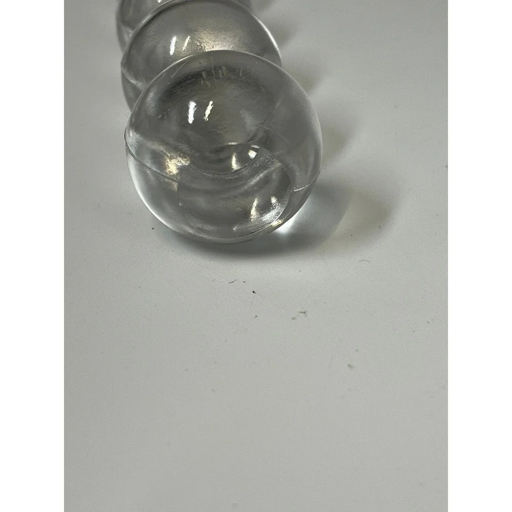 MCM Imperial Glass Candlewick Set Salad Fork Spoon Clear 9 1/2